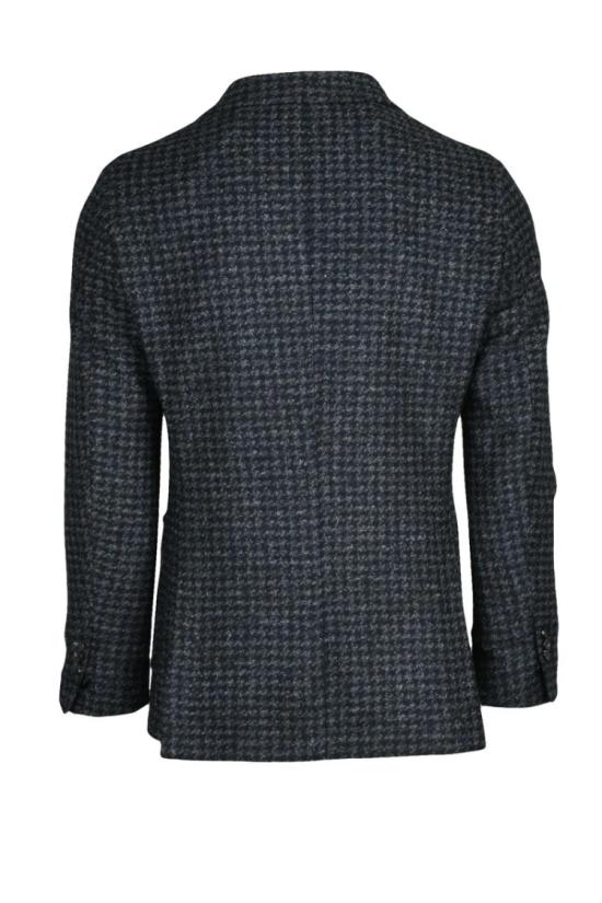  브레라스 밀라노 자켓 더블 브레스트 재킷 - 회색/파란색 - BRERAS MILANO