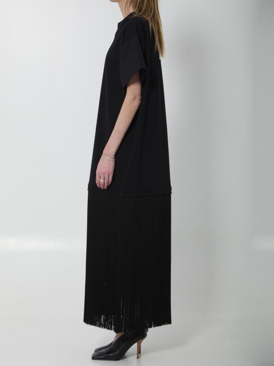 26SS 알라이아 미디 원피스 AA9I0029J103C 999 BLACK - ALAIA