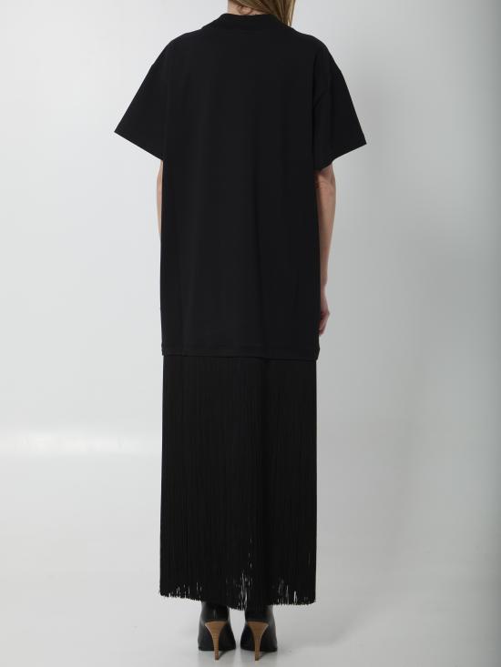 26SS 알라이아 미디 원피스 AA9I0029J103C 999 BLACK - ALAIA