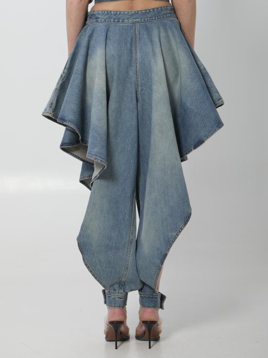 26SS 알라이아 숏팬츠 AA9P1374D026C A56 BLUE - ALAIA