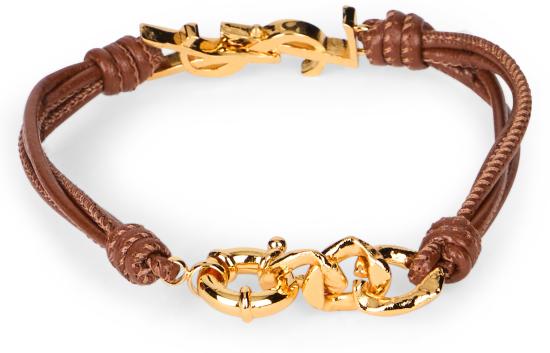  생로랑 팔찌 850567AAF9R2955 brown - SAINT LAURENT