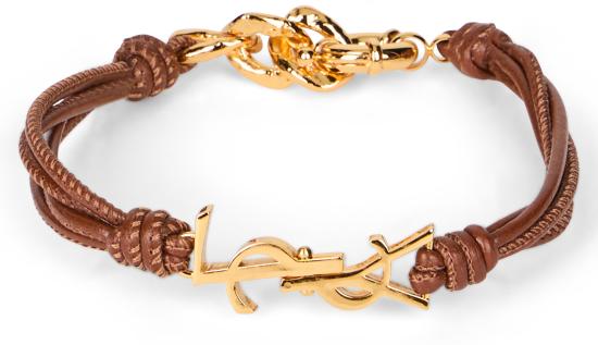  생로랑 팔찌 850567AAF9R2955 brown - SAINT LAURENT