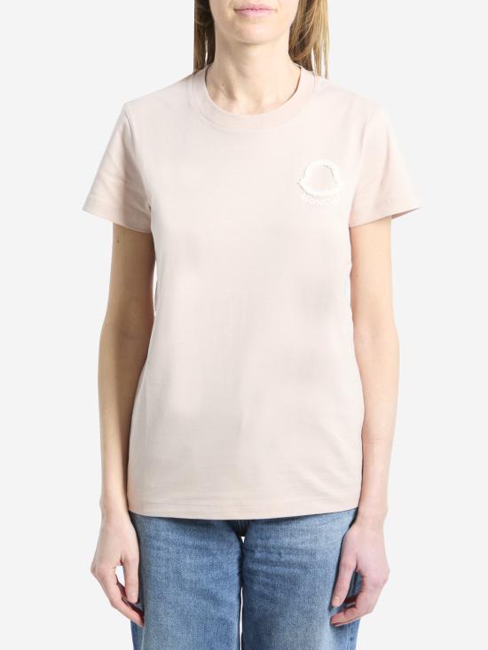 26SS 몽클레어 반팔 티셔츠 L10938C0006189AUO 51V PINK