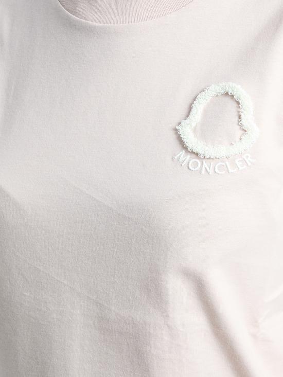 26SS 몽클레어 반팔 티셔츠 L10938C0006189AUO 51V PINK - MONCLER
