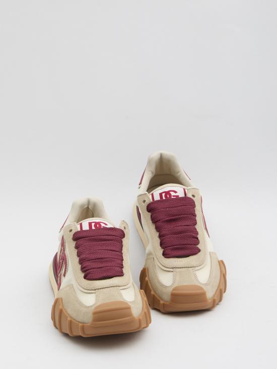 26SS 돌체앤가바나 DG 애슬레틱 패브릭 스니커즈 CS2384AZ8628W108 Beige - DOLCE & GABBANA