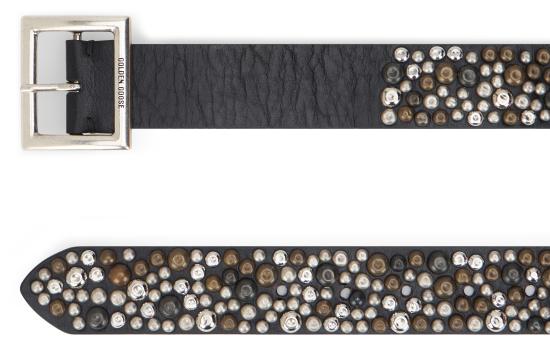 26SS 골든구스 레귤러 벨트 GWA00810A00081890100 black - GOLDEN GOOSE