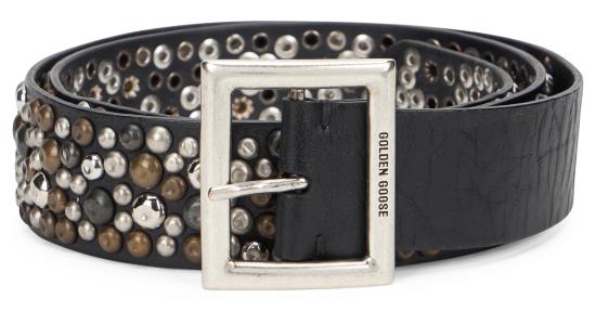 26SS 골든구스 레귤러 벨트 GWA00810A00081890100 black - GOLDEN GOOSE