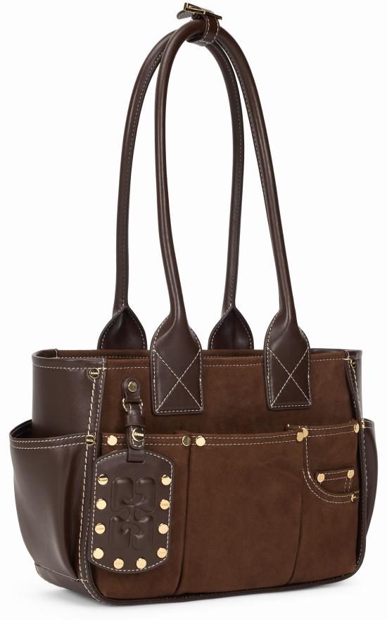 26SS 가니 토트백 B2110076979 brown - GANNI