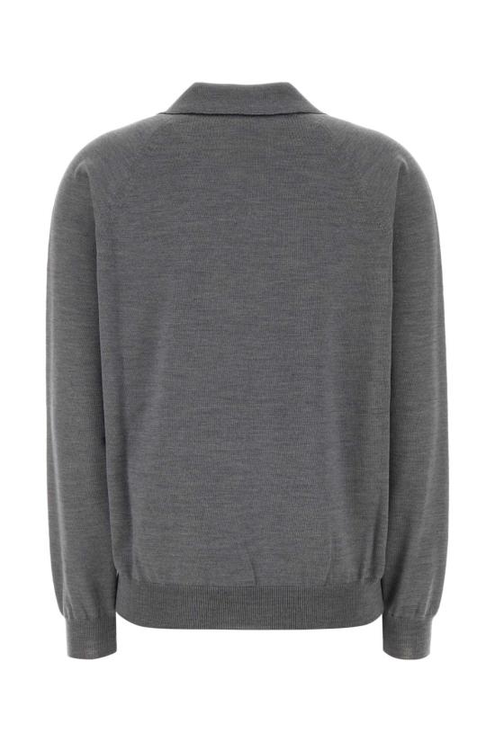 26SS 미우미우 스웨터 MML05JSOOO16WJF0BD9 heather grey - MIU MIU