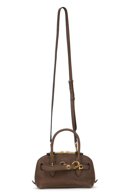 26SS 미우미우 토트백 5BP090VOOO2BBLF0244 brown - MIU MIU