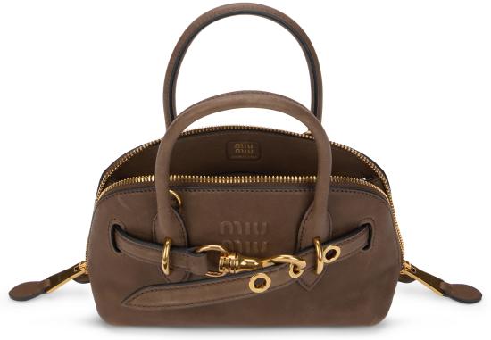 26SS 미우미우 토트백 5BP090VOOO2BBLF0244 brown - MIU MIU