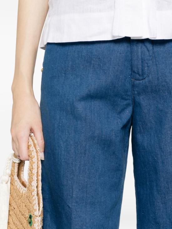 26SS 화이트샌드 스트레이트 팬츠 26SD07325M37 BLUE - WHITE SAND