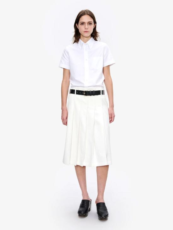 26SS 아페쎄 미디 스커트 COHLCF06509 AAB WHITE - A.P.C.