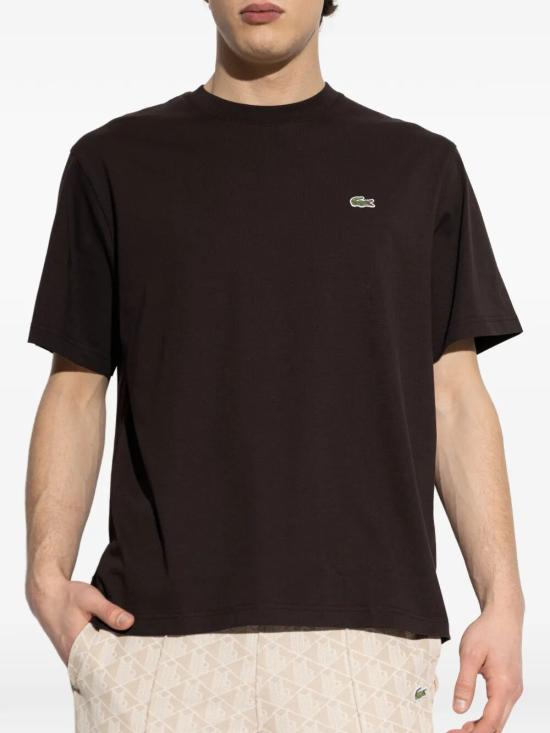 26SS 라코스테 반팔 티셔츠 TH7318 3LA BROWN - LACOSTE