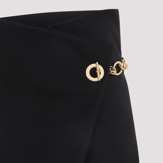 26SS 셀린느 모헤어 울 미니 스커트 RJ07Y523K 38NO BLACK - CELINE