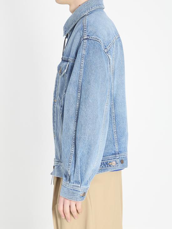 26SS 셀린느 코튼 데님 트러커 자켓 RV14T930F GDO5 BLUE - CELINE