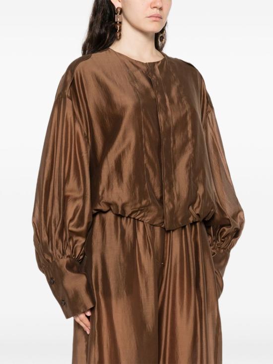 26SS 더 레이티스트 블라우스 TLW04007T0161ABTPT0032 BROWN - THE LATEST