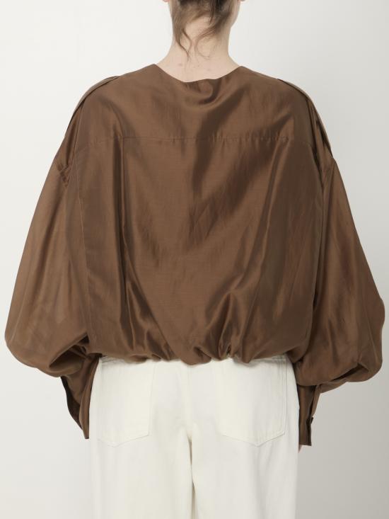 26SS 더 레이티스트 블라우스 TLW04007T0161ABTPT0032 BROWN - THE LATEST