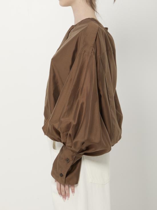 26SS 더 레이티스트 블라우스 TLW04007T0161ABTPT0032 BROWN - THE LATEST