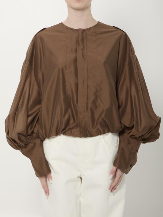 26SS 더 레이티스트 블라우스 TLW04007T0161ABTPT0032 BROWN