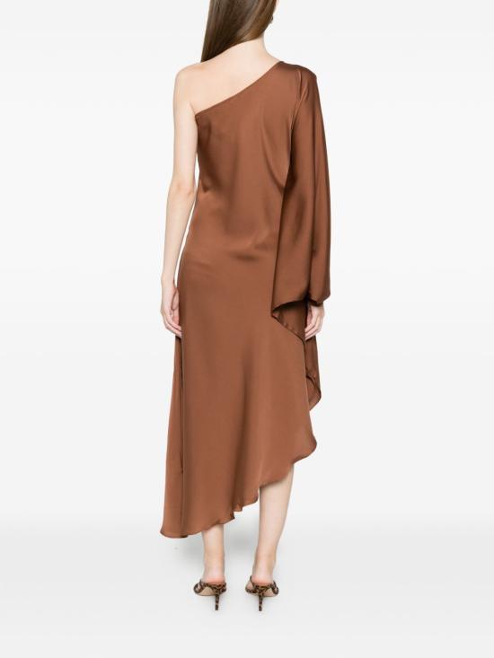 26SS 실크95파이브 미디 원피스 25220RITZN92 MARRONE CHIARO - SILK95FIVE