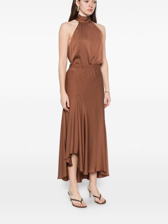 26SS 실크95파이브 롱 스커트 25380SIRENEN92 MARRONE CHIARO - SILK95FIVE