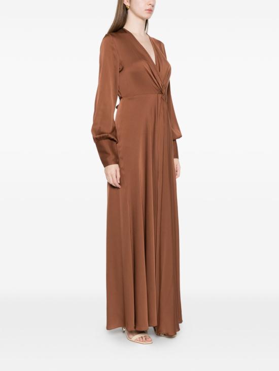 26SS 실크95파이브 미디 원피스 25225PALMBEACHN92 MARRONE CHIARO - SILK95FIVE