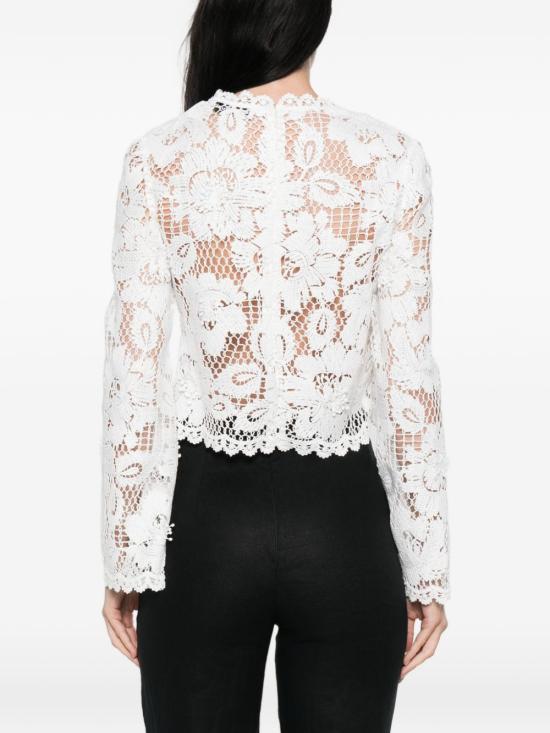 26SS 셀프 포트레이트 긴팔 티셔츠 SS26007TWWHITE - SELF PORTRAIT