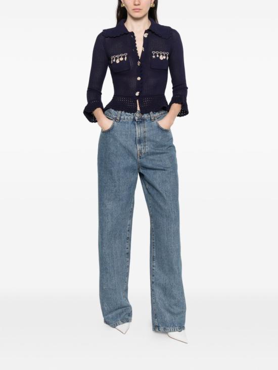 26SS 셀프 포트레이트 가디건 SS26048CNNAVY BLUE - SELF PORTRAIT