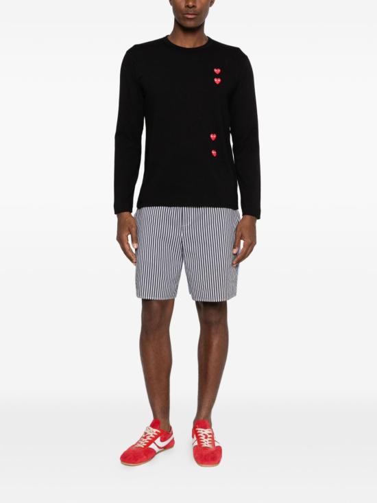 26SS 꼼데가르송 긴팔 티셔츠 AXT3391 BLACK - COMME DES GARCONS