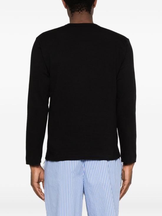 26SS 꼼데가르송 긴팔 티셔츠 AXT3391 BLACK - COMME DES GARCONS