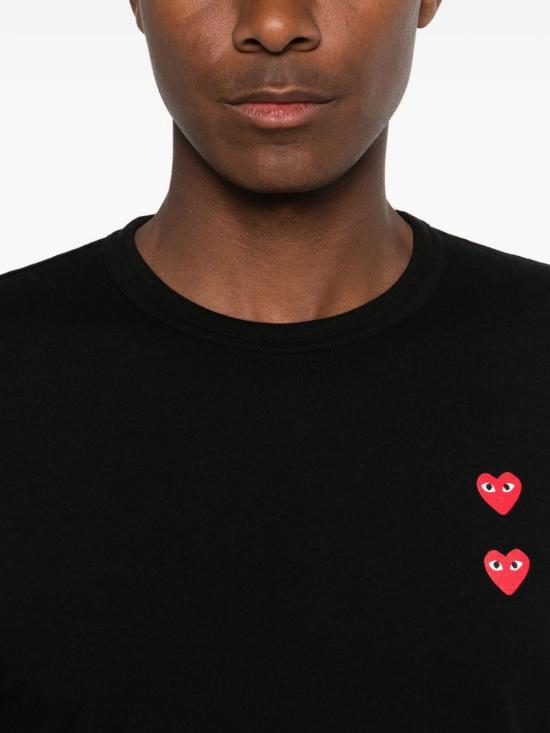 26SS 꼼데가르송 긴팔 티셔츠 AXT3391 BLACK - COMME DES GARCONS