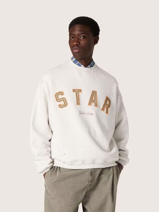 26SS 골든구스 스웨터 GUP02711P00241260665 LIGHT GREY - GOLDEN GOOSE