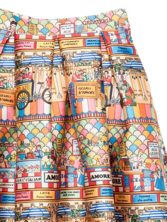 26SS 알레산드로 엔리케즈 미디 스커트 SK02DUPICECREAM MULTICOLOUR - ALESSANDRO ENRIQUEZ