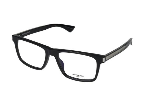 26SS 생로랑 안경 SL 882 006 BLACK CRYSTAL TRANSPARENT - SAINT LAURENT