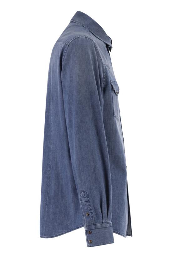 26SS 페세리코 긴팔 셔츠 R56050L9604292 962 MEDIUM DENIM - PESERICO