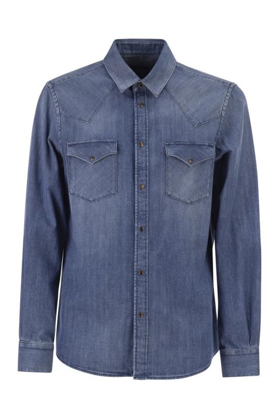 26SS 페세리코 긴팔 셔츠 R56050L9604292 962 MEDIUM DENIM