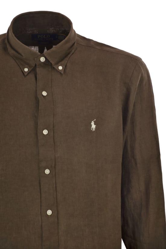 26SS 폴로 랄프로렌 긴팔 셔츠 710966294 514 DARK BROWN - POLO RALPH LAUREN