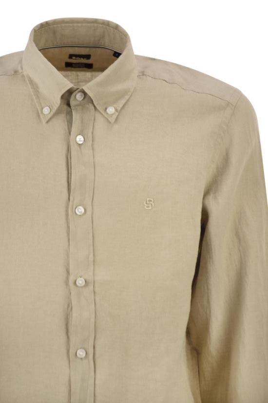  보스 긴팔 셔츠 5055607710261979 286 BEIGE - BOSS