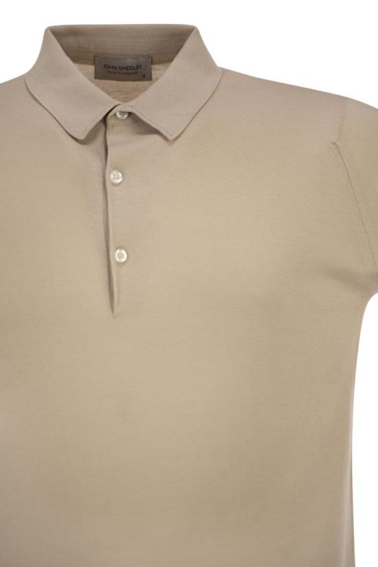 26SS 존스메들리 에이드리안 폴로 셔츠 ADRIAN ALMOND BEIGE - JOHN SMEDLEY