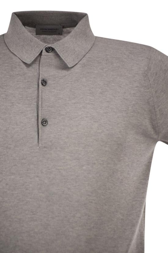 26SS 존스메들리 에이드리안 폴로 셔츠 ADRIAN SILVER GREY - JOHN SMEDLEY