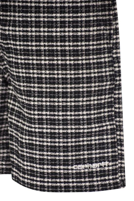 26SS 칼하트 WIP 숏팬츠 I036196 3JOXX WHITE BLACK - CARHARTT WIP