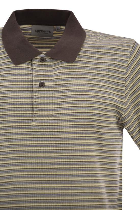 26SS 칼하트 WIP 폴로 티셔츠 I036306 3L9XX BROWN - CARHARTT WIP