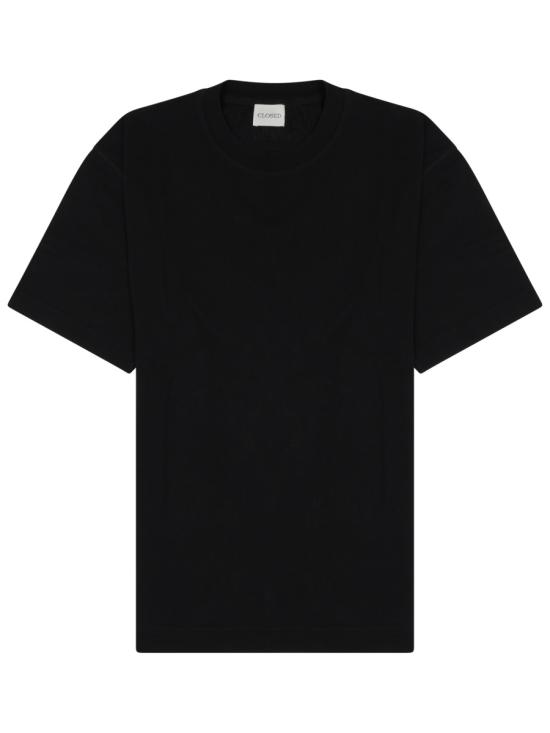 26SS 클로즈드 반팔 티셔츠 C8503844H20 100 BLACK - CLOSED