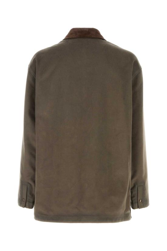 26SS 로에베 긴팔 셔츠 H526Y02WDO KHAKIBROWN GREEN - LOEWE