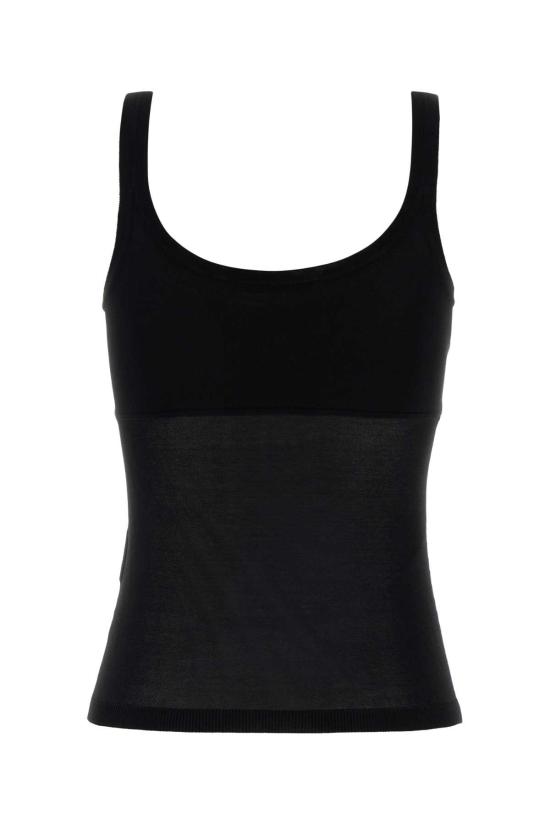 26SS 막스마라 민소매 티셔츠 2611361443600 001 BLACK - MAX MARA