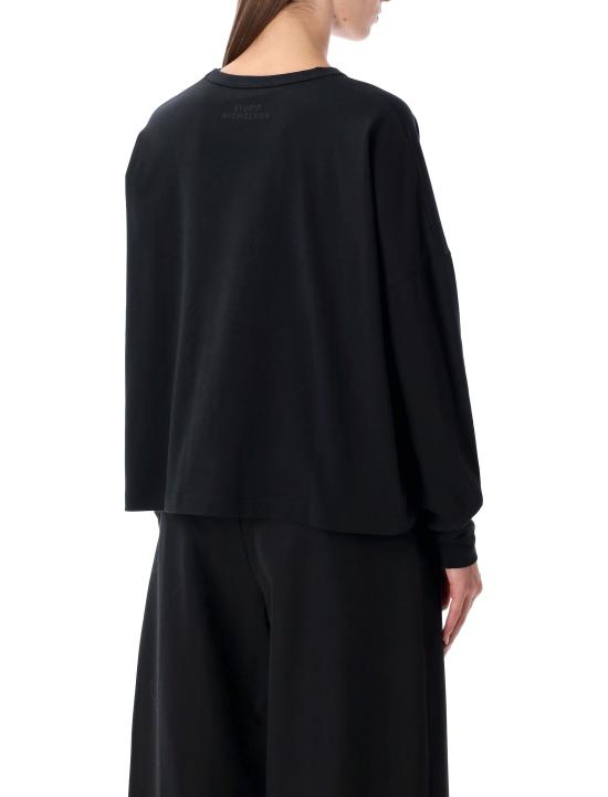 26SS 스튜디오 니콜슨 긴팔 티셔츠 LOOP1618 BLACK - STUDIO NICHOLSON