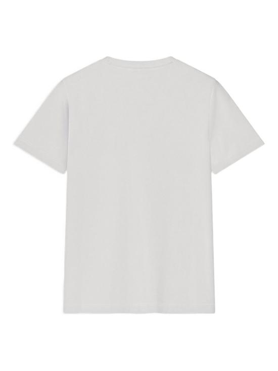 26SS 메종키츠네 폭스 헤드 레귤러 폴로 티셔츠 PW00113KJ7026 P100 WHITE - MAISON KITSUNE