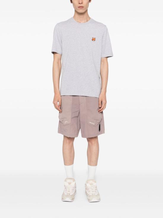 26SS 메종키츠네 폭스 헤드 레귤러 티셔츠 PM00107KJ7026 H120 GREY - MAISON KITSUNE