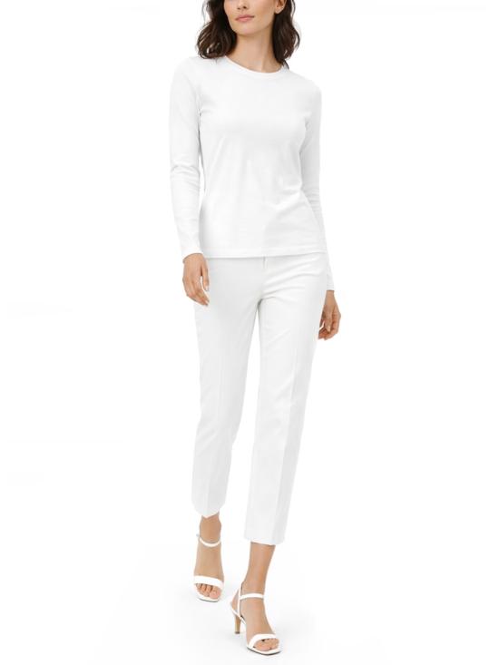 26SS 띠어리 반팔 티셔츠 L1024522 100 WHITE - THEORY